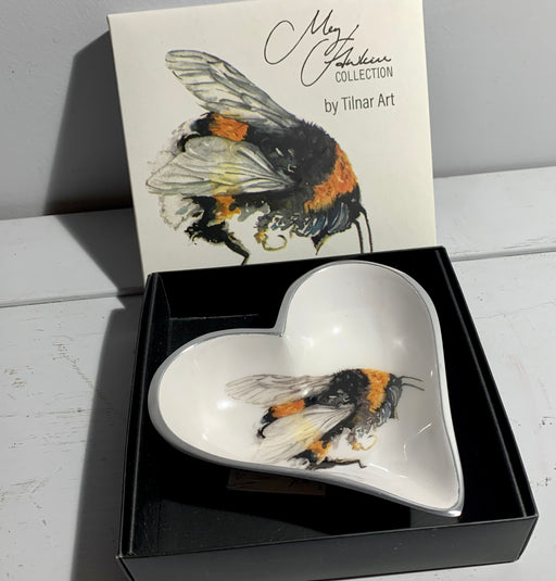 Bee Heart Bowl in Gift Box - Designed by UK Artist Meg Hawkins
