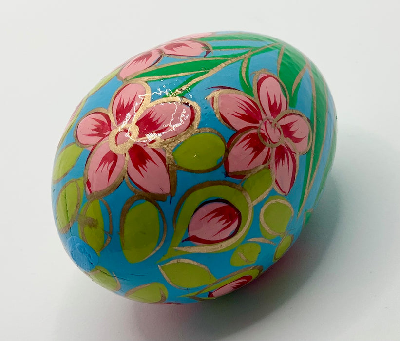 Egg Decoration 8cm  - Papier-mache decorative decorations from Kashmir