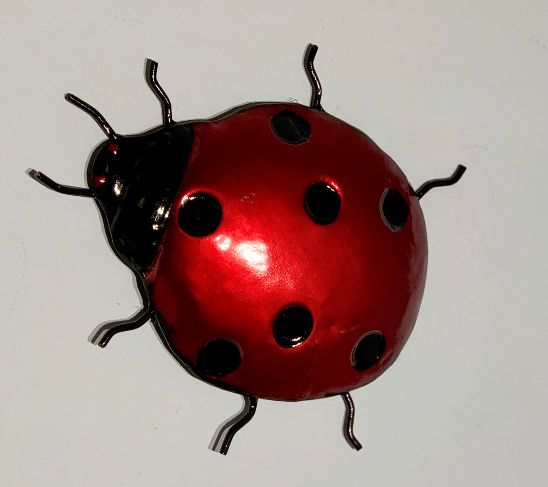 Ladybird Metal Wall Art - 20cm
