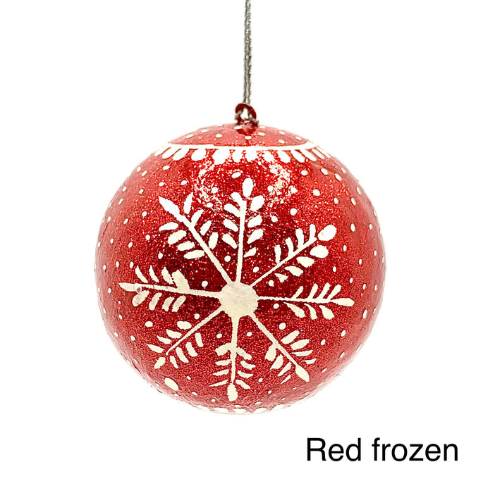 Decorative Handmade Baubles - Honest Love Our Planet