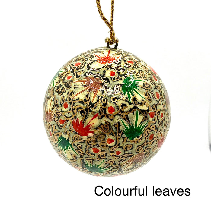 Decorative Handmade Baubles - Honest Love Our Planet