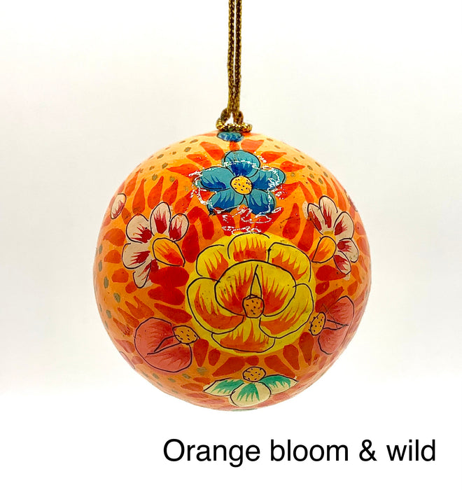 Decorative Handmade Baubles - Honest Love Our Planet