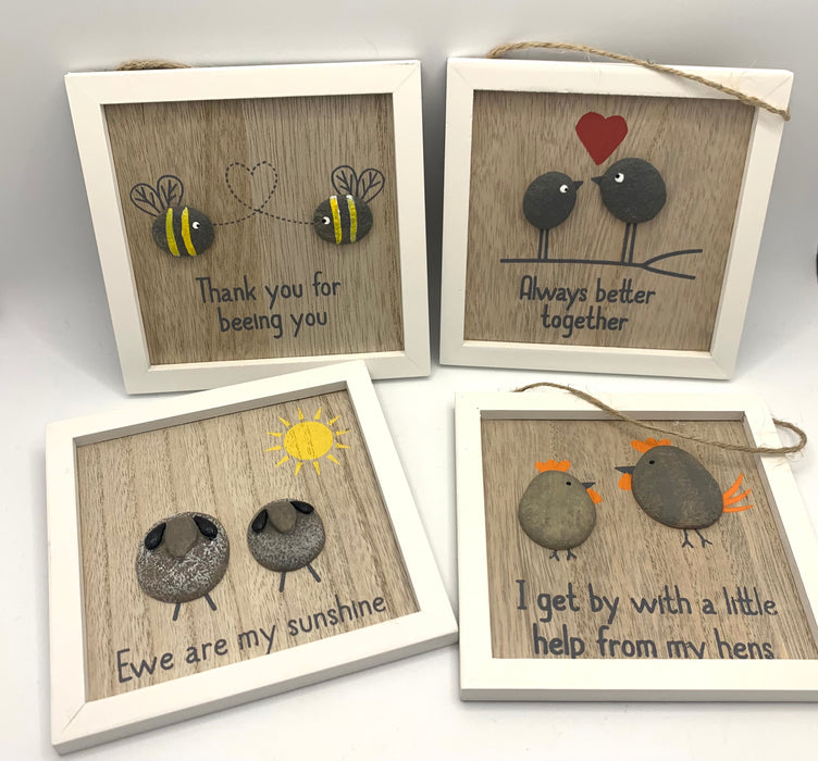 Friendship and Love Signs - Pebble design