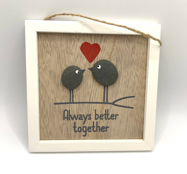 Friendship and Love Signs - Pebble design
