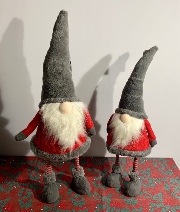 Dancing Festive Gonk - Standing Wobbly Christmas Gnome- 2 Sizes