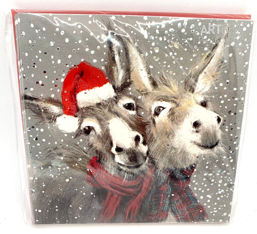 Donkey Christmas Cards - Festive Friends - Pack of 6