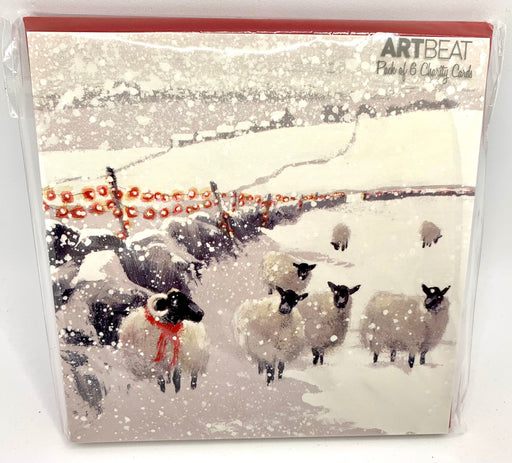 Sheep Christmas Cards - Winter Flock - Pack of 6