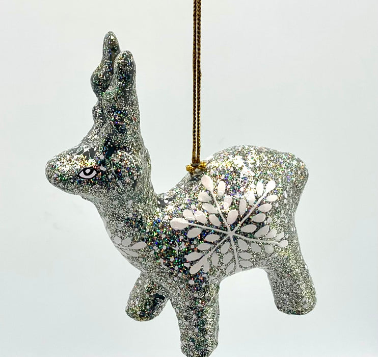 Reindeer Christmas Tree Decorations Handmade  - Honest Love Our Planet