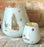 Noel Collection White Forest Candle Holders - 2 Sizes