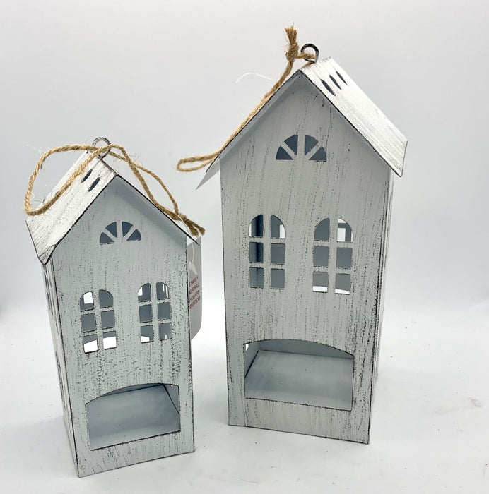 Classic Scandi Candle House Lantern - Three Sizes