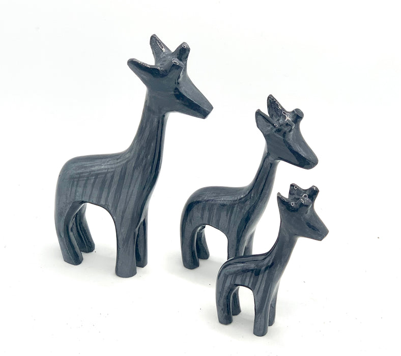 Brushed Black Giraffe Large - AluminArk Collection