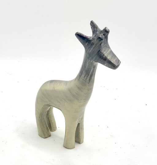 Brushed Silver Giraffe Large - AluminArk Collection