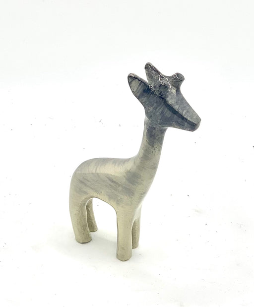 Brushed Silver Giraffe Medium - AluminArk Collection