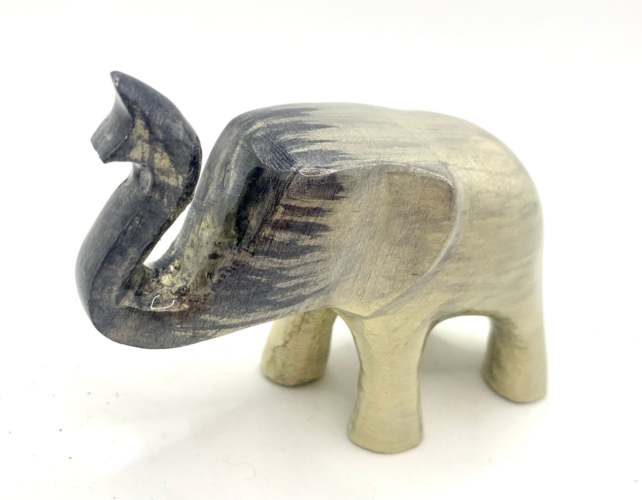 Brushed Silver Elephant Trunk Up 6cm - AluminArk Collection