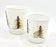 Gold Christmas Tree Candle Holder - Two Sizes
