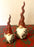 Santa Gonk Ceramic Figure in Big Red Hat - 2 Sizes