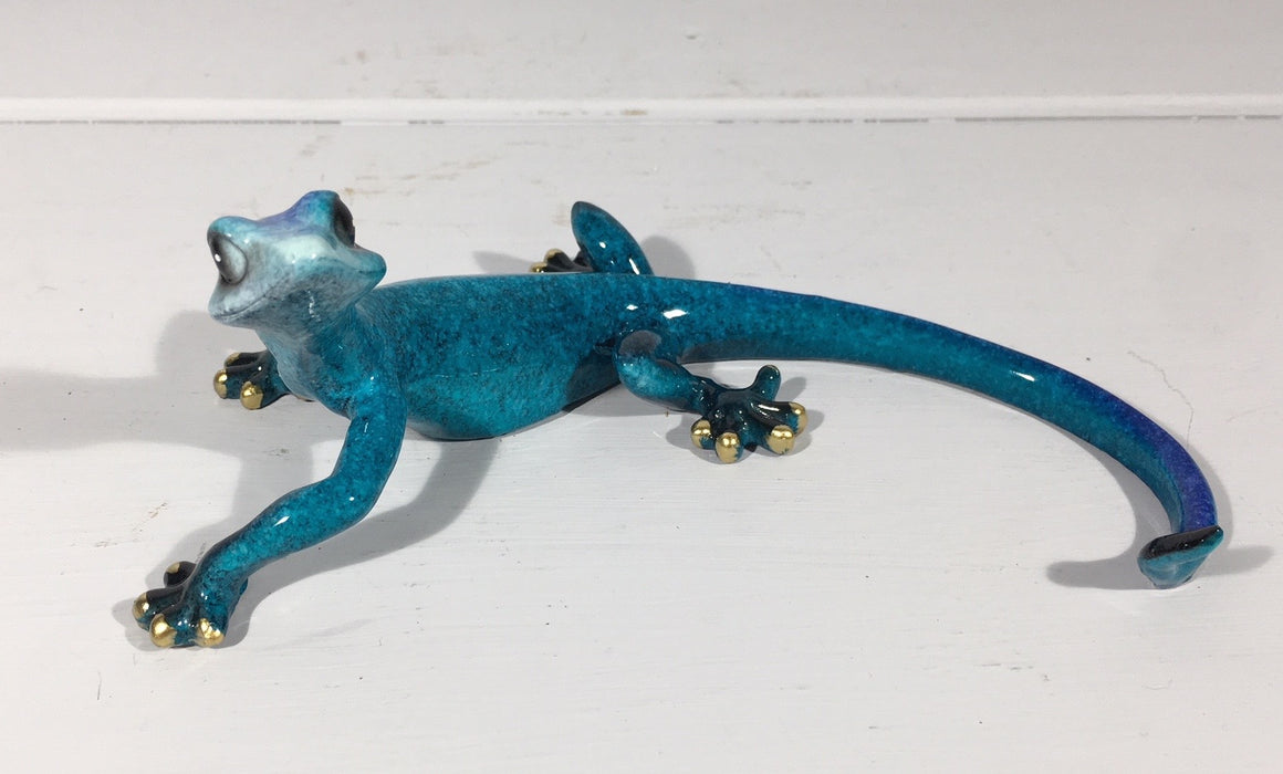 Blue Gecko Wall Decor - Large