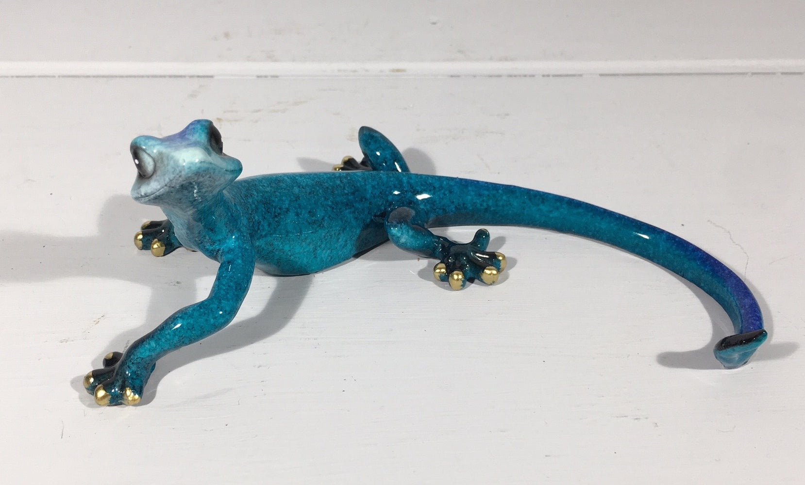 Blue Gecko Wall Decor - Large
