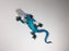 Blue Gecko Wall Decor - Large