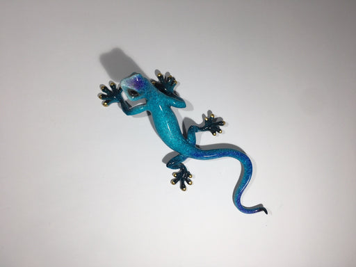 Blue Gecko Wall Decor - Medium