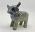 Highland Cow Figure Brushed Silver - AluminArk Collection - 3 Sizes