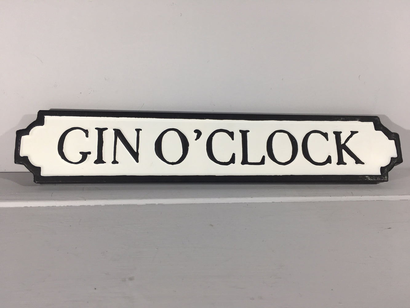Gin O'Clock - Metal Road Sign