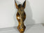Hand Carved Giraffe Eggshell Detail Tribal Mask - 50cm