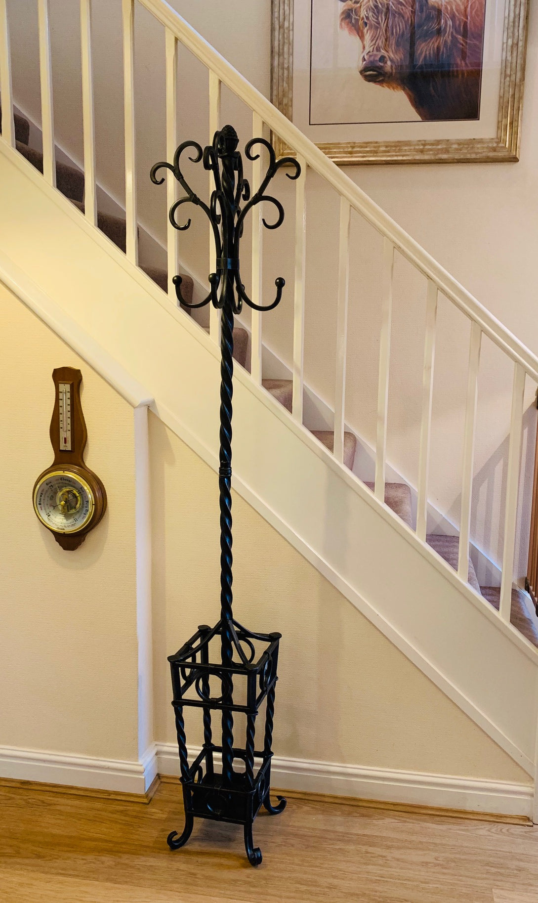 Wrought Iron Coat Stand DS — GingerInteriors.co.uk