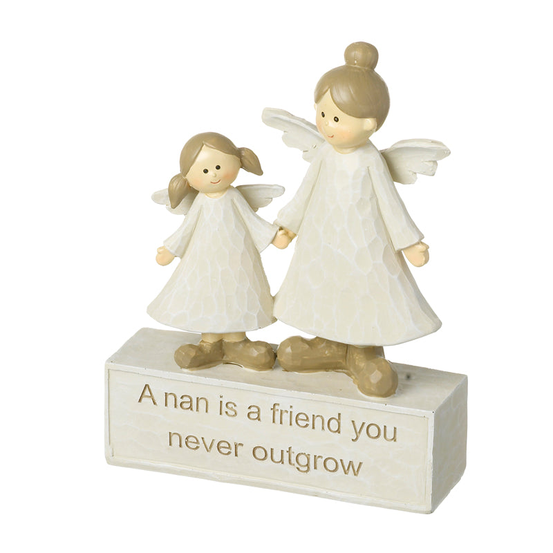 Nan and Grandaughter Angel Figurine