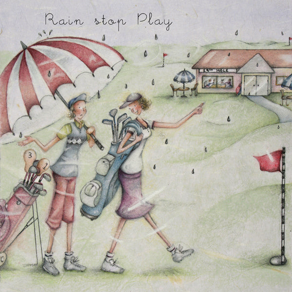 Lady Golf Card