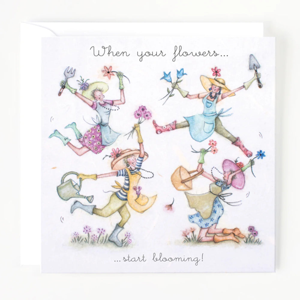 Gardening Card For Her When your flowers....start blooming! Berni