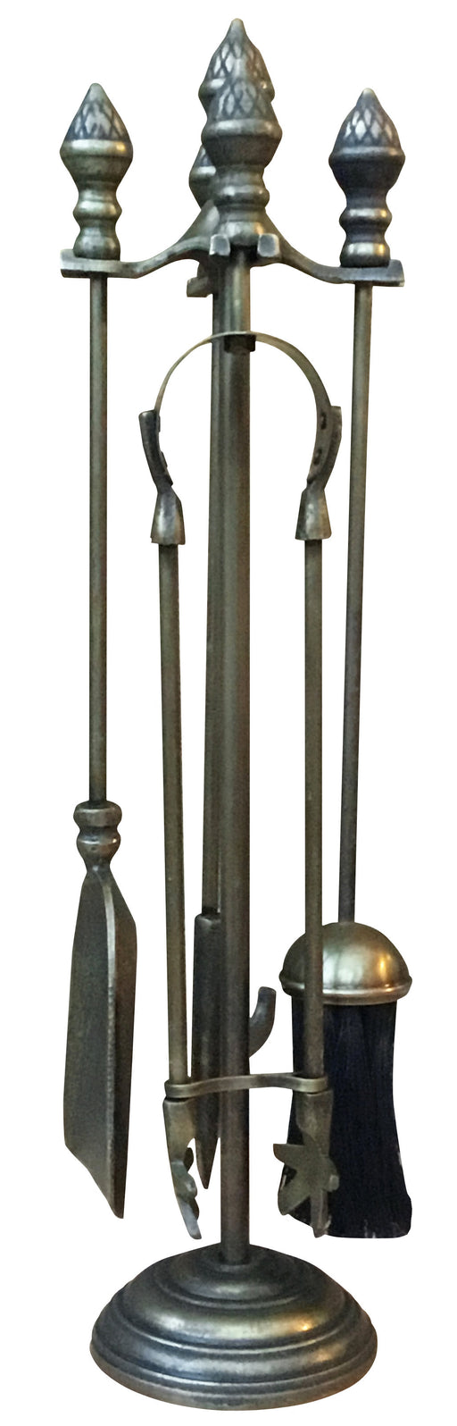 Fireplace Companion Set -  Acorn Design Bronze