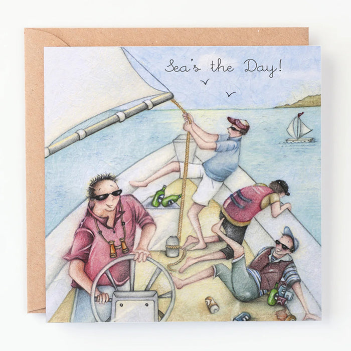 Sailing Card - Sea's the day!