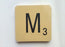 Scrabble Letters - A-Z - Alphabet Wall Plaques