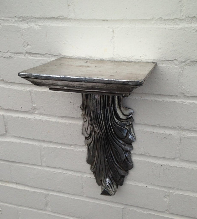 Antique Silver Plinth - Small Silver Wall Plinth