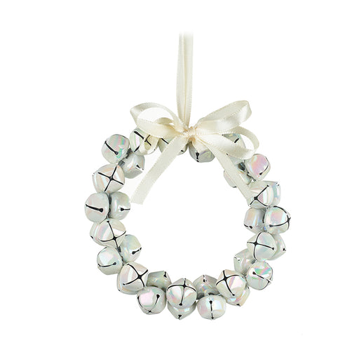 Christmas Bells Pearlescent Wreath 10cm