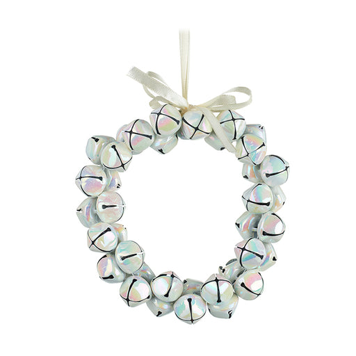 Christmas Bells Pearlescent Wreath 12.5cm