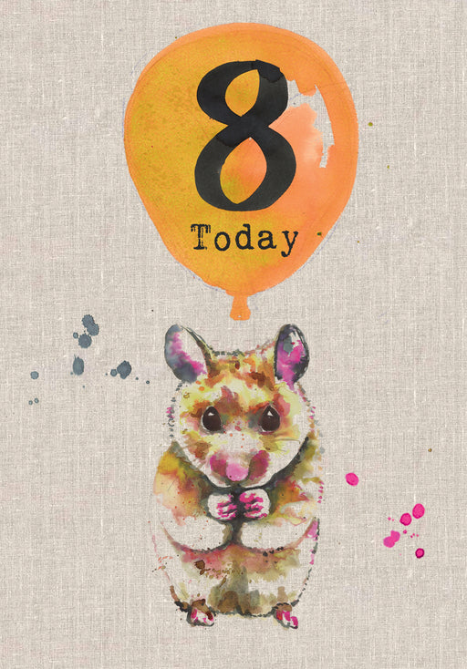 8 Today - Childrens Birthday Card - Sarah Kelleher