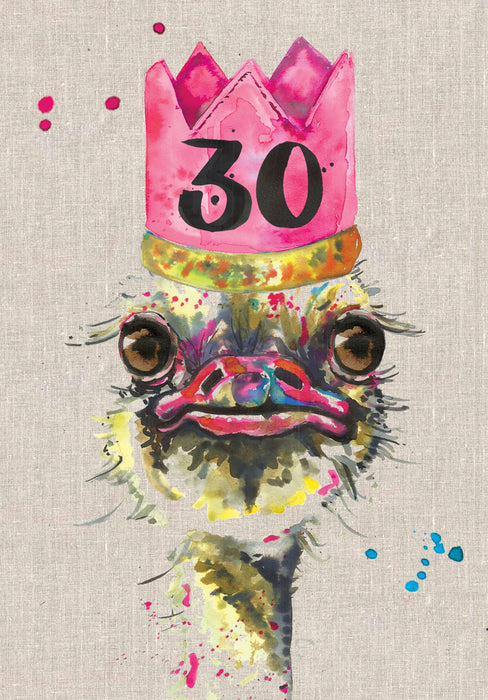 30th Birthday Card - Bird - Sarah Kelleher
