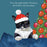 Black and White Cat Christmas Card - Night before Christmas - From The Little Dog Laughed
