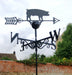 Pig Weathervane - UK Made Solid Steel - GingerInteriors.co.uk