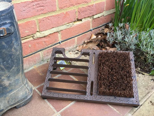 Cast Iron Boot Brush and Scraper