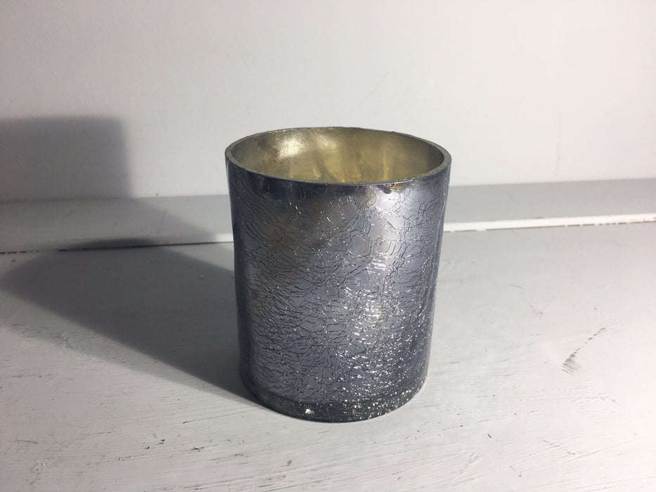 Small Crackle Votive Candle Holder
