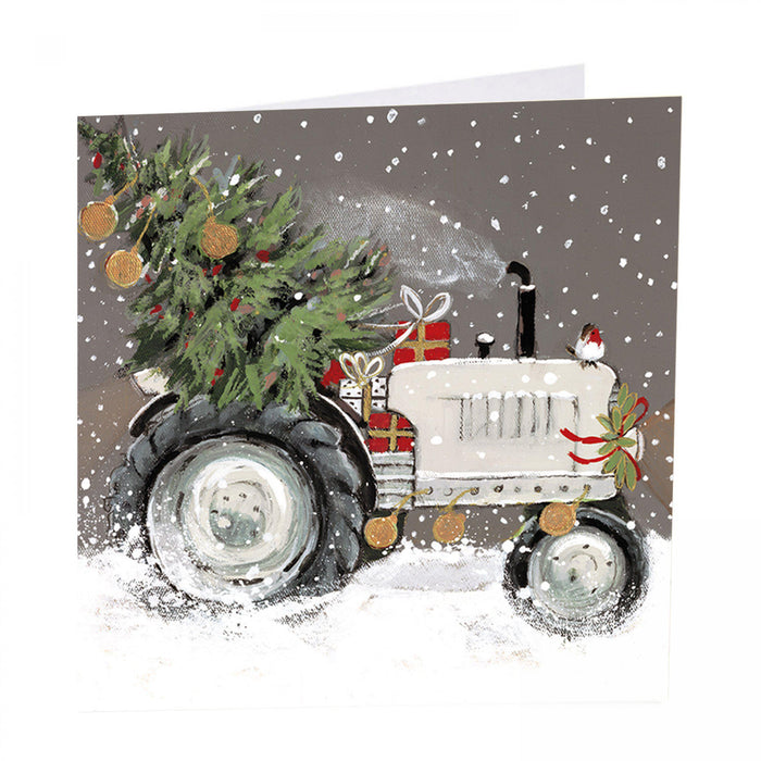 Tractor Christmas Cards - Special Delivery - Pack of 6