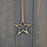 Hanging Star - Silver Metal on Jute Hanger - 3 Sizes