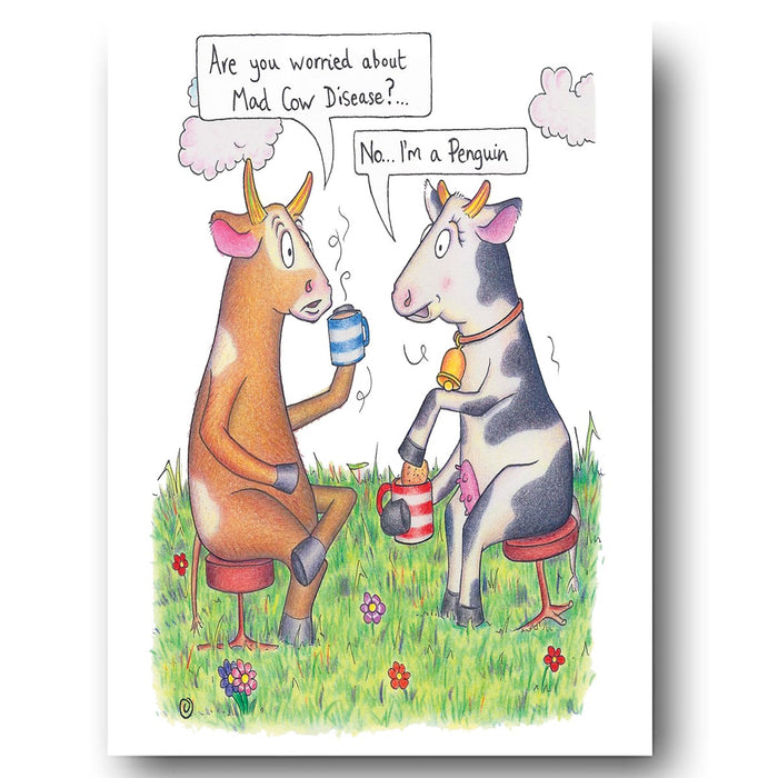 Cow Card - Are you worried about Mad Cow Disease?