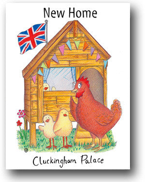 New Home Card - Cluckingham Palace