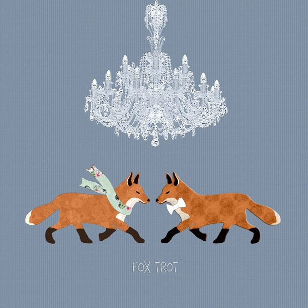 Fox Trot Card, From Sally Scaffardi Design