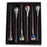 Glass Icicle Drops - Set of 6 Christmas Decorations