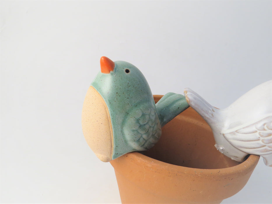 Bird Pot Planter Pair - Plant Pot Decorations